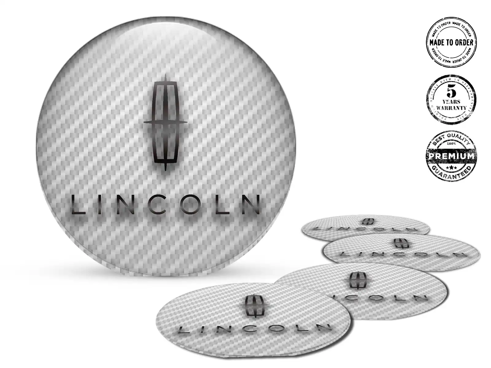 Lincoln Calcomanía de Aro Estilo Edición de Cúpula Premium